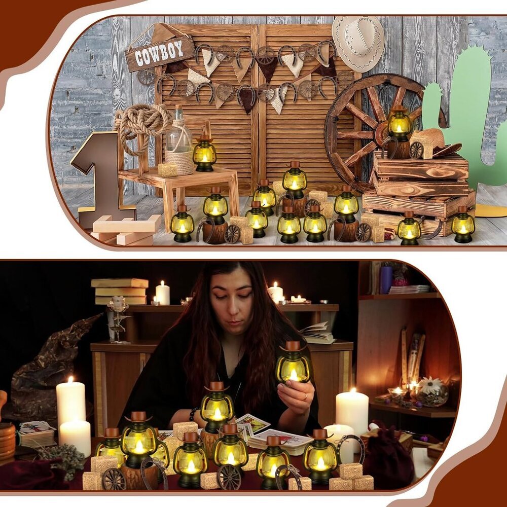 60 Pcs Cowboy Theme Party Decoration Western Party Decor Rodeo Table Centerpiece - Picture 6 of 7